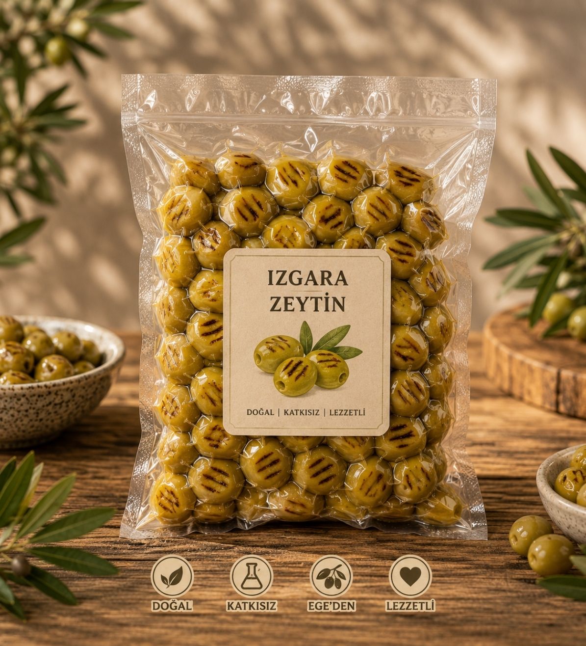 EGE SEPETİ  9 Çeşit 4.5 Kilogram Zeytin Paketi