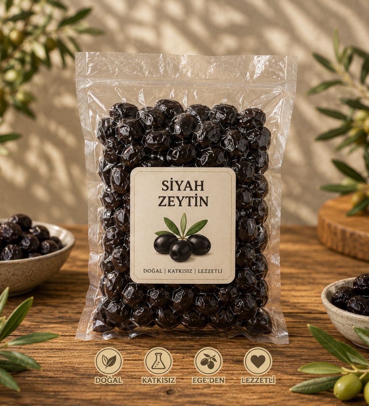 EGE SEPETİ  9 Çeşit 4.5 Kilogram Zeytin Paketi