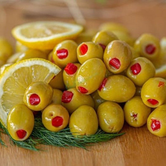 EGE SEPETİ Biberli Yeşil Zeytin (5kg) (201-230 Kalibre)