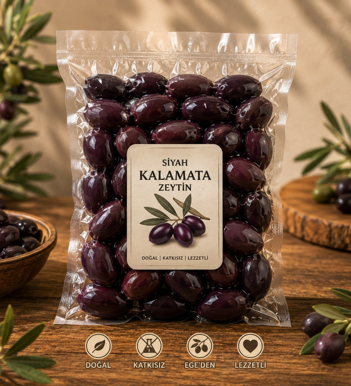 EGE SEPETİ  9 Çeşit 4.5 Kilogram Zeytin Paketi